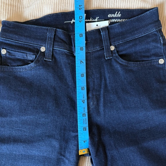 NWT 7 For All Mankind Ankle Gwenevere Skinny Jeans Size 24 - Picture 13 of 14